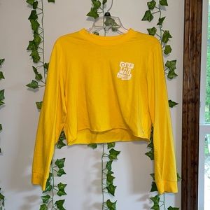 •vans off the wall cropped long sleeve•